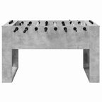 vidaXL Tischfußballtisch Betongrau 146,5 x 74 x 85 cm Holzwerkstoff
