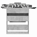 vidaXL Tischfußballtisch Betongrau 146,5 x 74 x 85 cm Holzwerkstoff