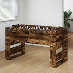vidaXL Tischfußballtisch Geräucherte Eiche 146,5 x 74 x 85 cm