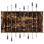 vidaXL Tischfußballtisch Geräucherte Eiche 146,5 x 74 x 85 cm