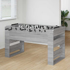 vidaXL Tischfußballtisch Graues Sonoma 146,5 x 74 x 85 cm