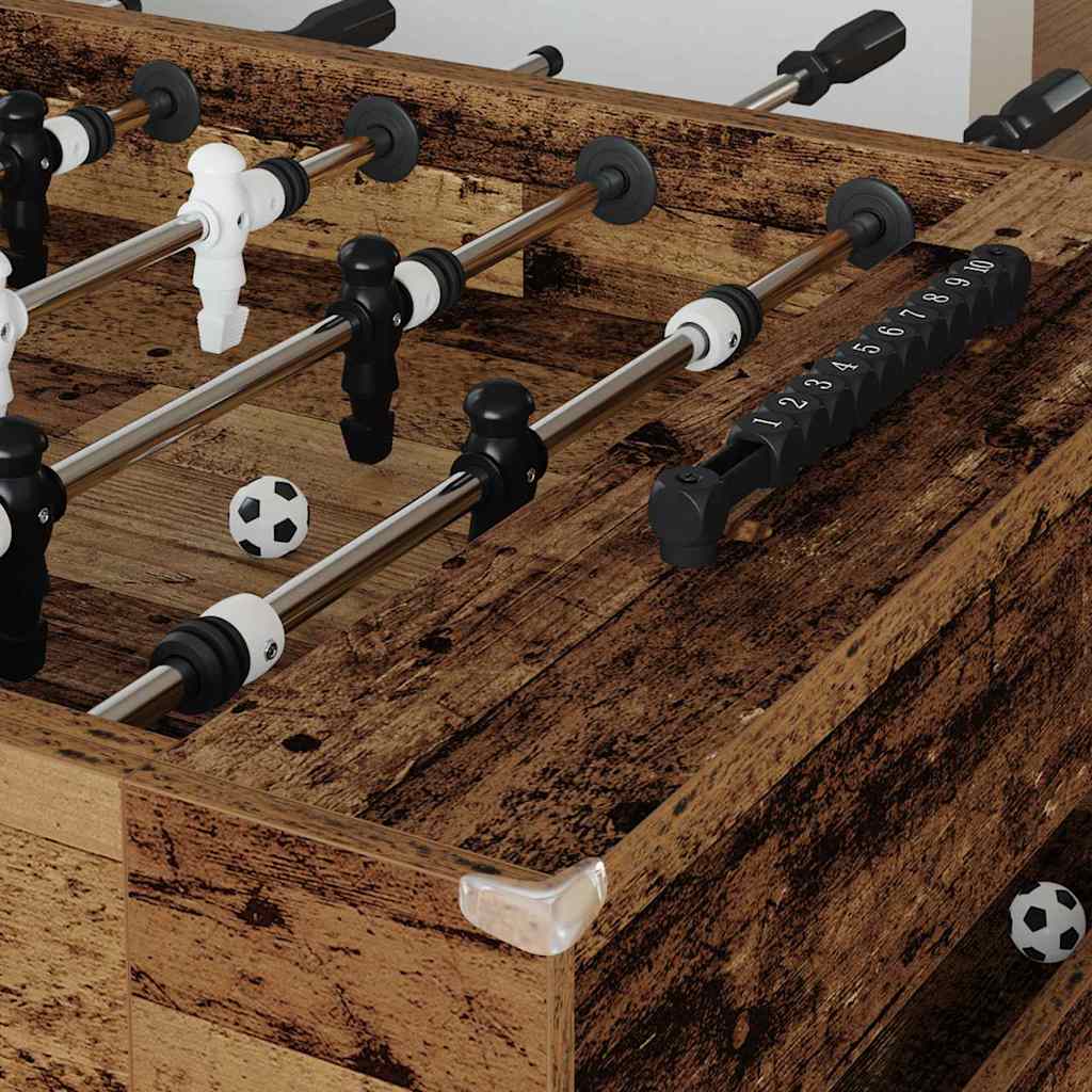 vidaXL Tischfußballtisch Altholz 146,5 x 74 x 85 cm Holzwerkstoff