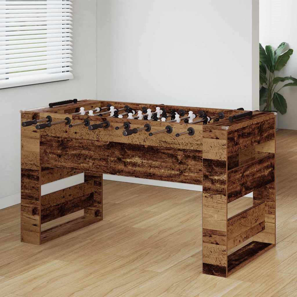 vidaXL Tischfußballtisch Altholz 146,5 x 74 x 85 cm Holzwerkstoff