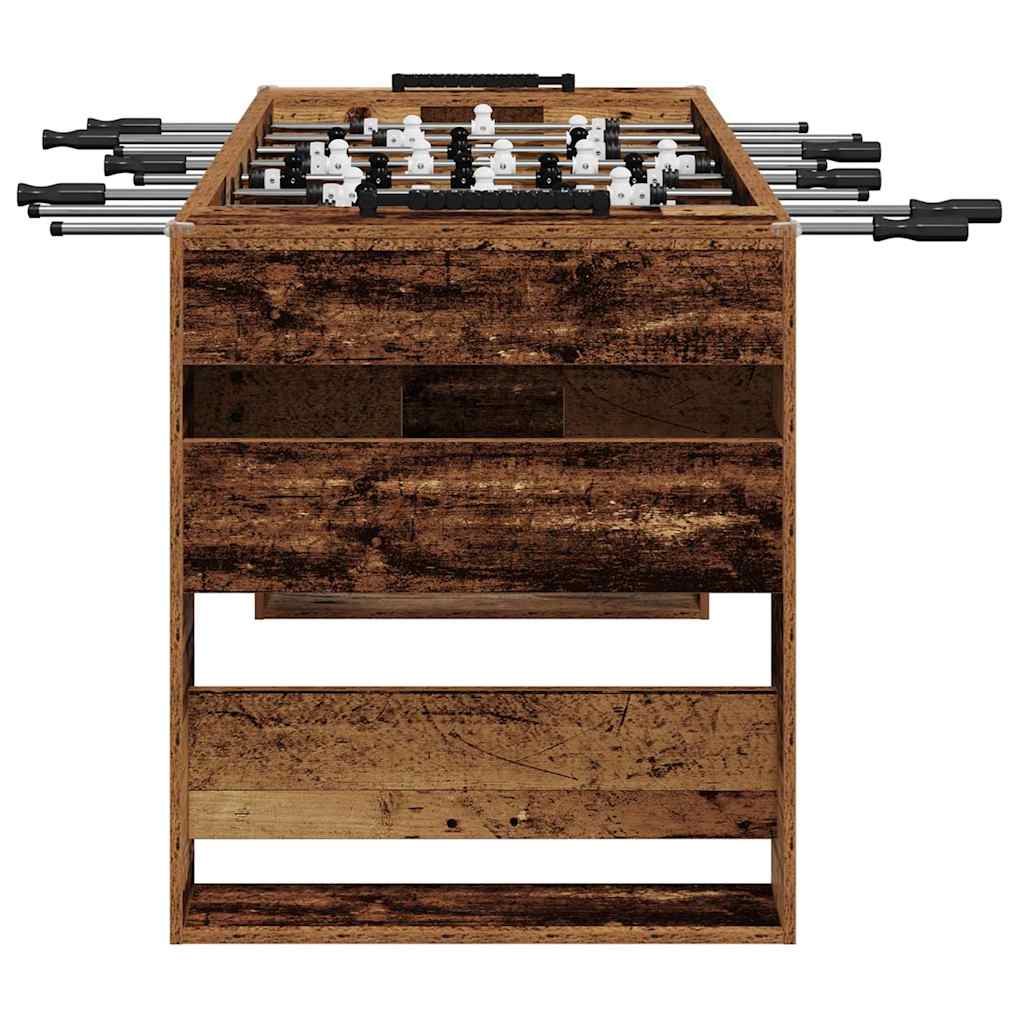 vidaXL Tischfußballtisch Altholz 146,5 x 74 x 85 cm Holzwerkstoff
