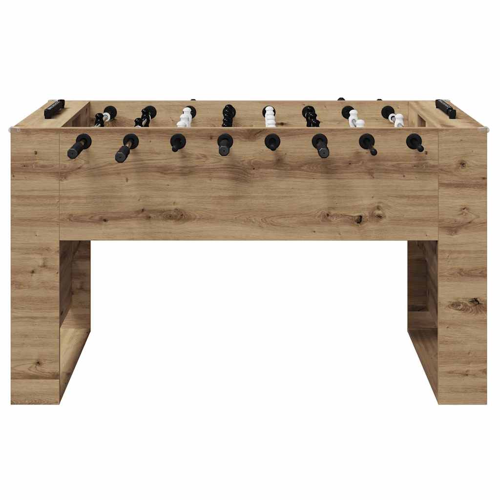 vidaXL Tischfußballtisch Artisan-Eiche 146,5 x 74 x 85 cm