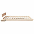 vidaXL Bettgestell Braun 200 x 200 cm Holz