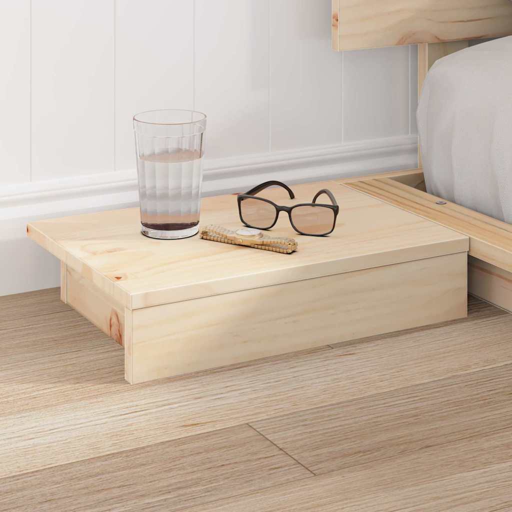 vidaXL Bettgestell mit Kopfteil mit Speicher Braun 160 x 200 cm Holz