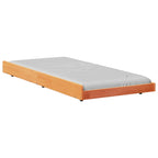 vidaXL Bettgestell Braun 90 x 200 cm Massivholz Kiefer