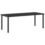 vidaXL Garten Essgruppe 9 pcs Braun und Schwarz PE-Rattan