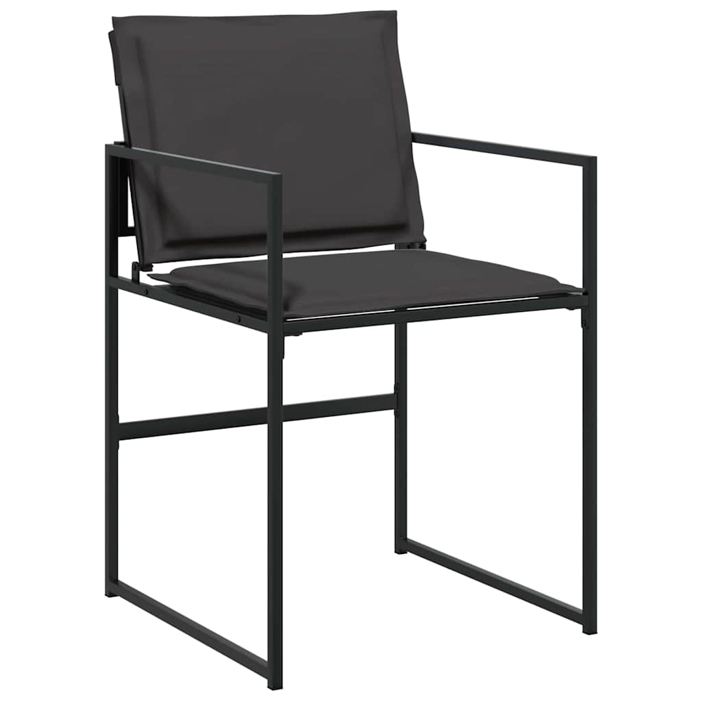 vidaXL Garten Essgruppe 5 pcs Schwarz 140 x 70 x 73 cm