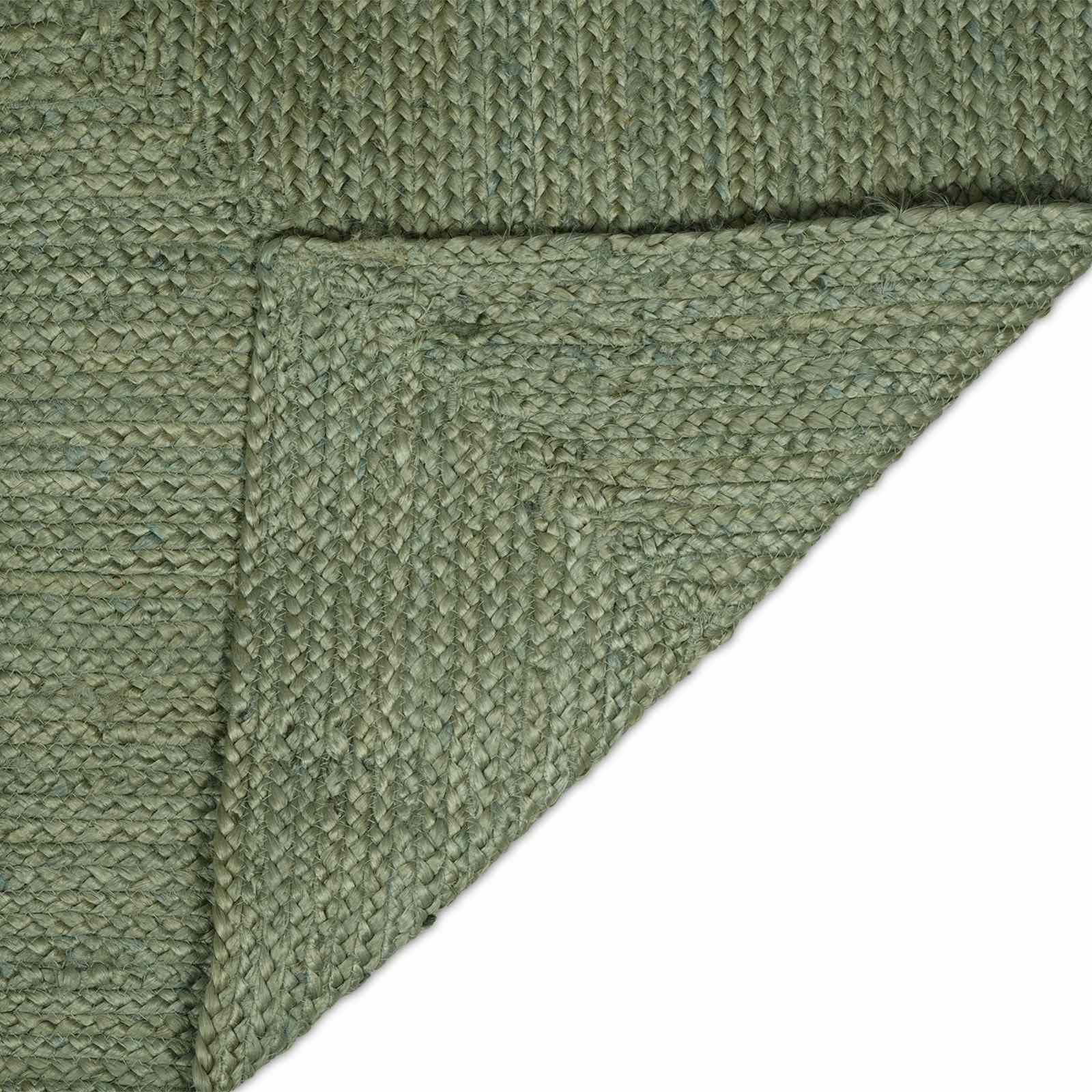 vidaXL Bereichsteppiche Rechtwinklig Olive Grün 60 x 110 cm Jute