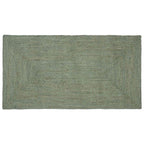 vidaXL Bereichsteppiche Rechtwinklig Olive Grün 60 x 110 cm Jute