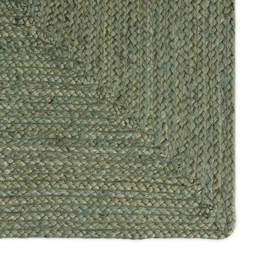 vidaXL Bereichsteppiche Quadratisch Olive Grün 200 x 200 cm Jute