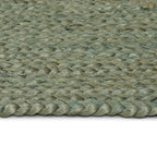 vidaXL Bereichsteppiche Quadratisch Olive Grün 200 x 200 cm Jute