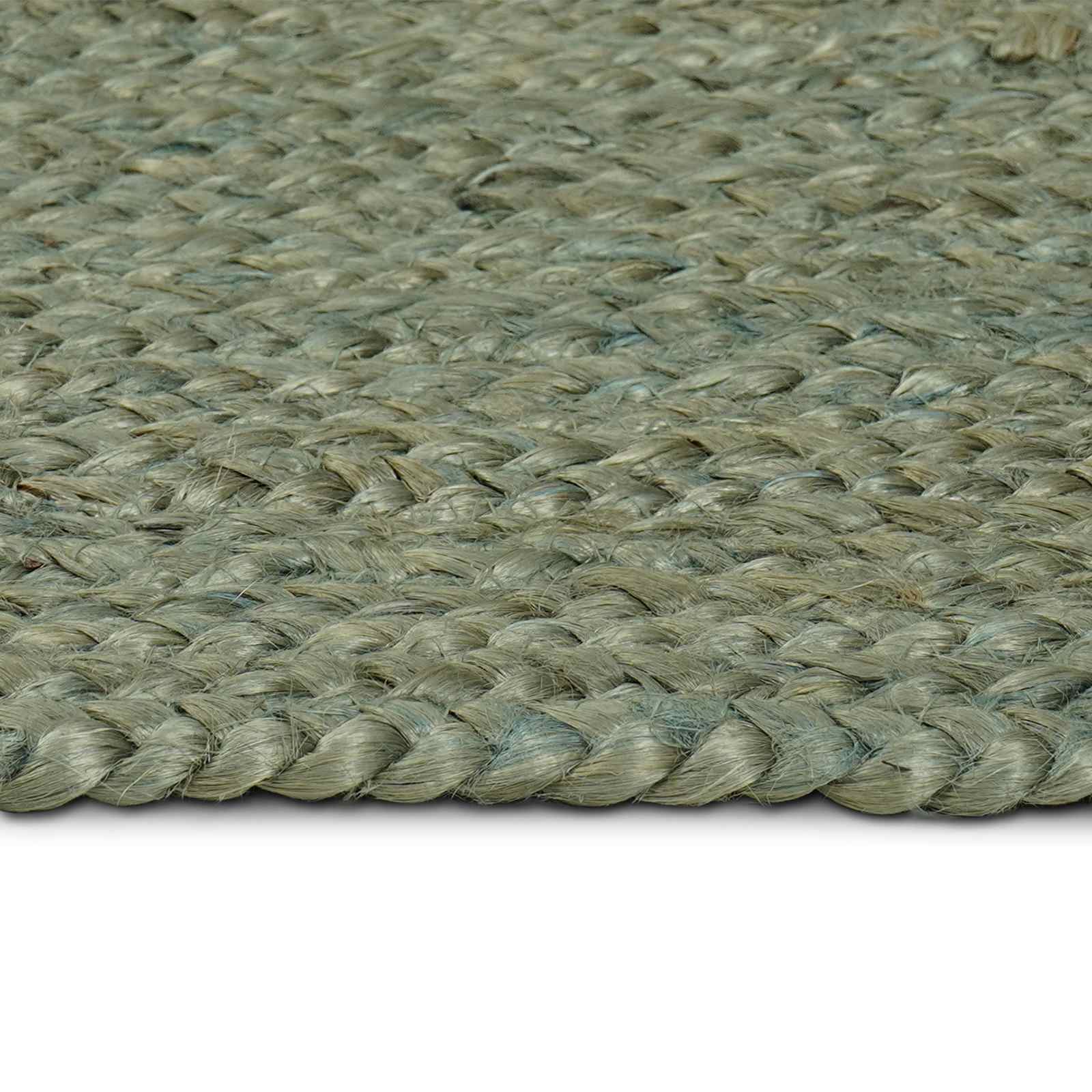 vidaXL Bereichsteppiche Quadratisch Olive Grün 200 x 200 cm Jute
