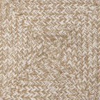 vidaXL Bereichsteppiche Natürlich und Weiß 60 x 110 cm Jute