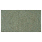 vidaXL Bereichsteppiche Olive Grün 60 x 110 cm Jute