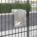 vidaXL Briefkasten mit Speicher Silber 30 x 20 x 55 cm Edelstahl