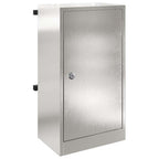 vidaXL Briefkasten mit Speicher Silber 30 x 20 x 55 cm Edelstahl