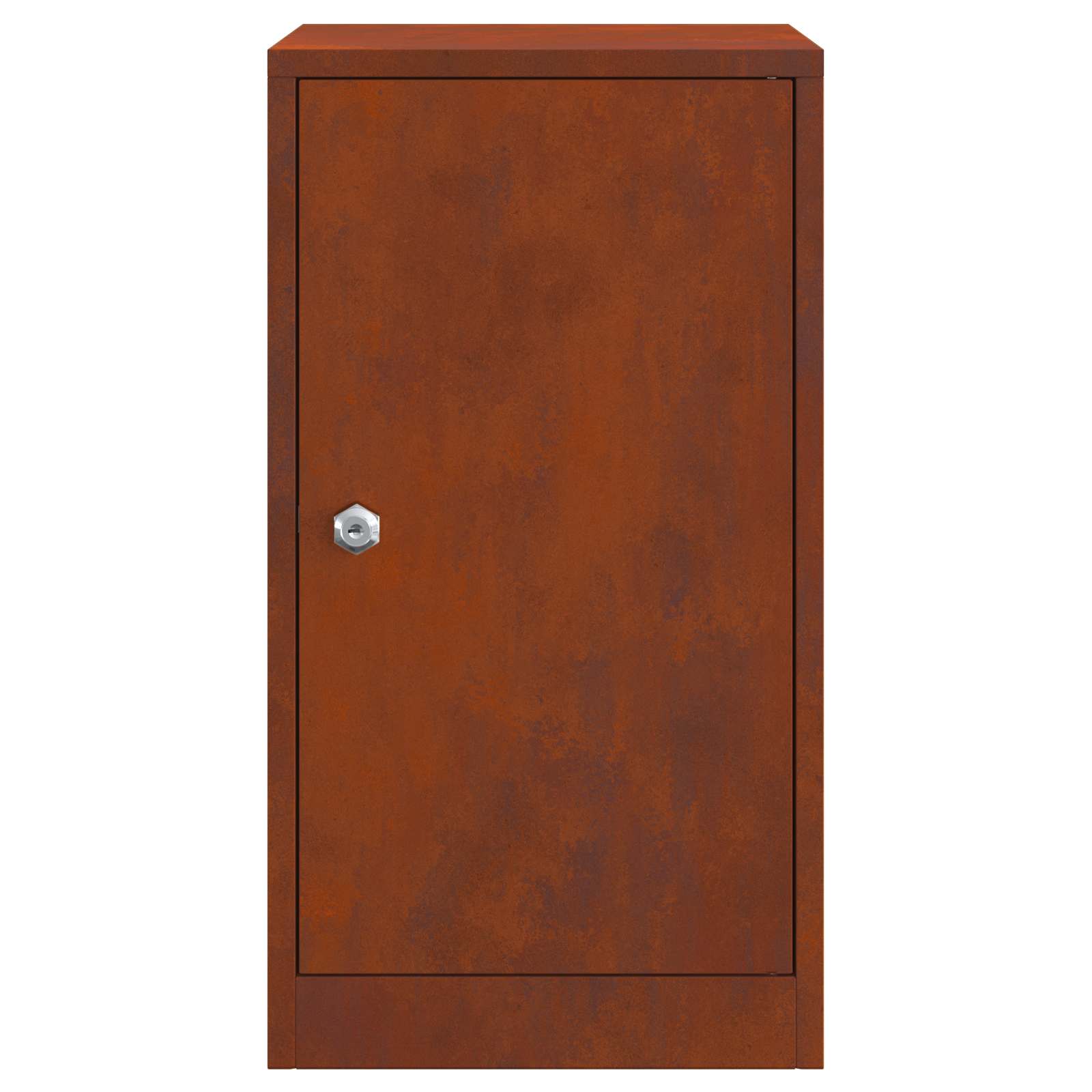 vidaXL Briefkasten mit Speicher Rostig 30 x 20 x 55 cm Wetterfeststahl