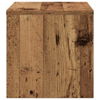 vidaXL Nachttisch Altholz 40 x 40 x 30 cm Holzwerkstoff