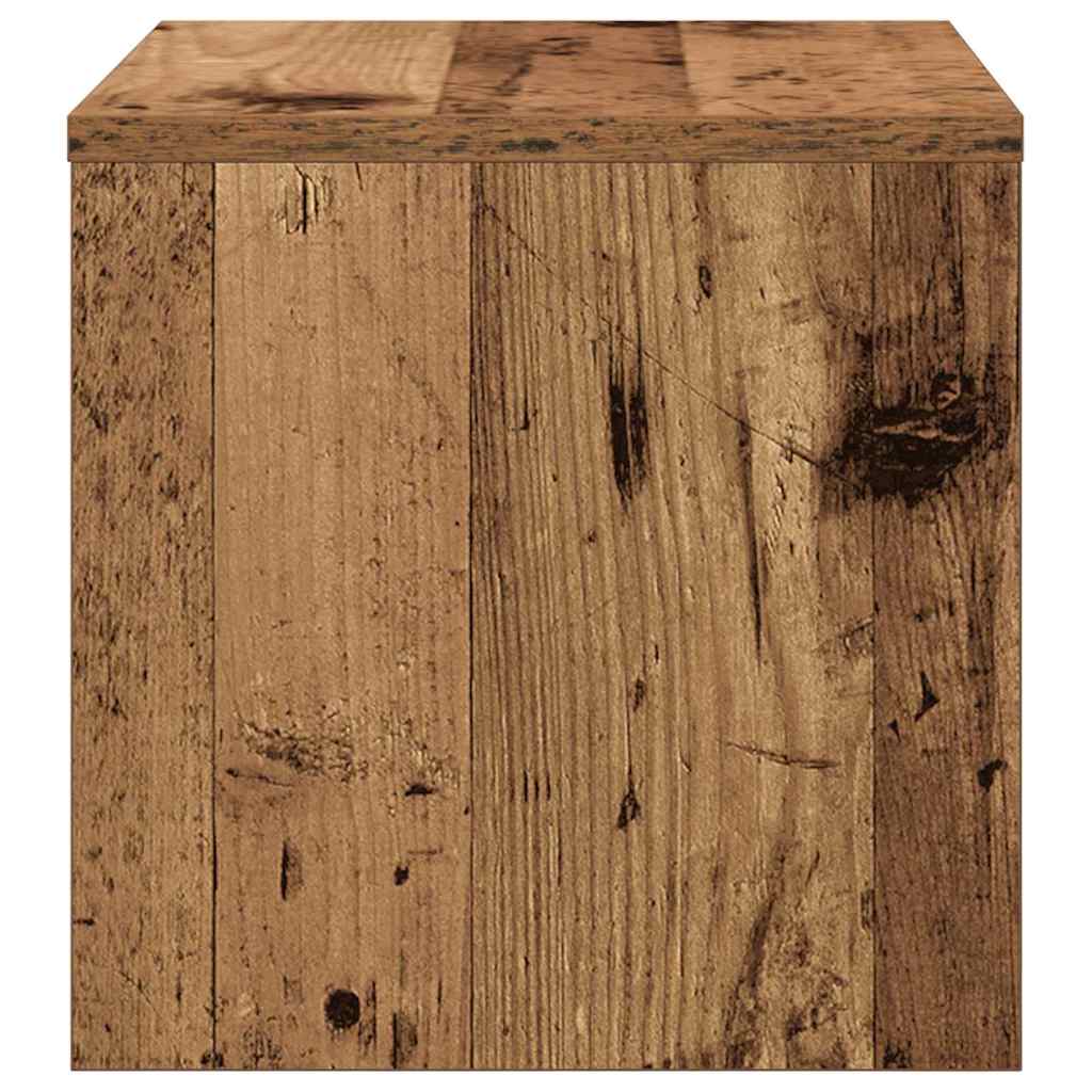vidaXL Nachttisch Altholz 40 x 40 x 30 cm Holzwerkstoff