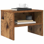 vidaXL Nachttisch 2 pcs Altholz 40 x 40 x 30 cm Holzwerkstoff