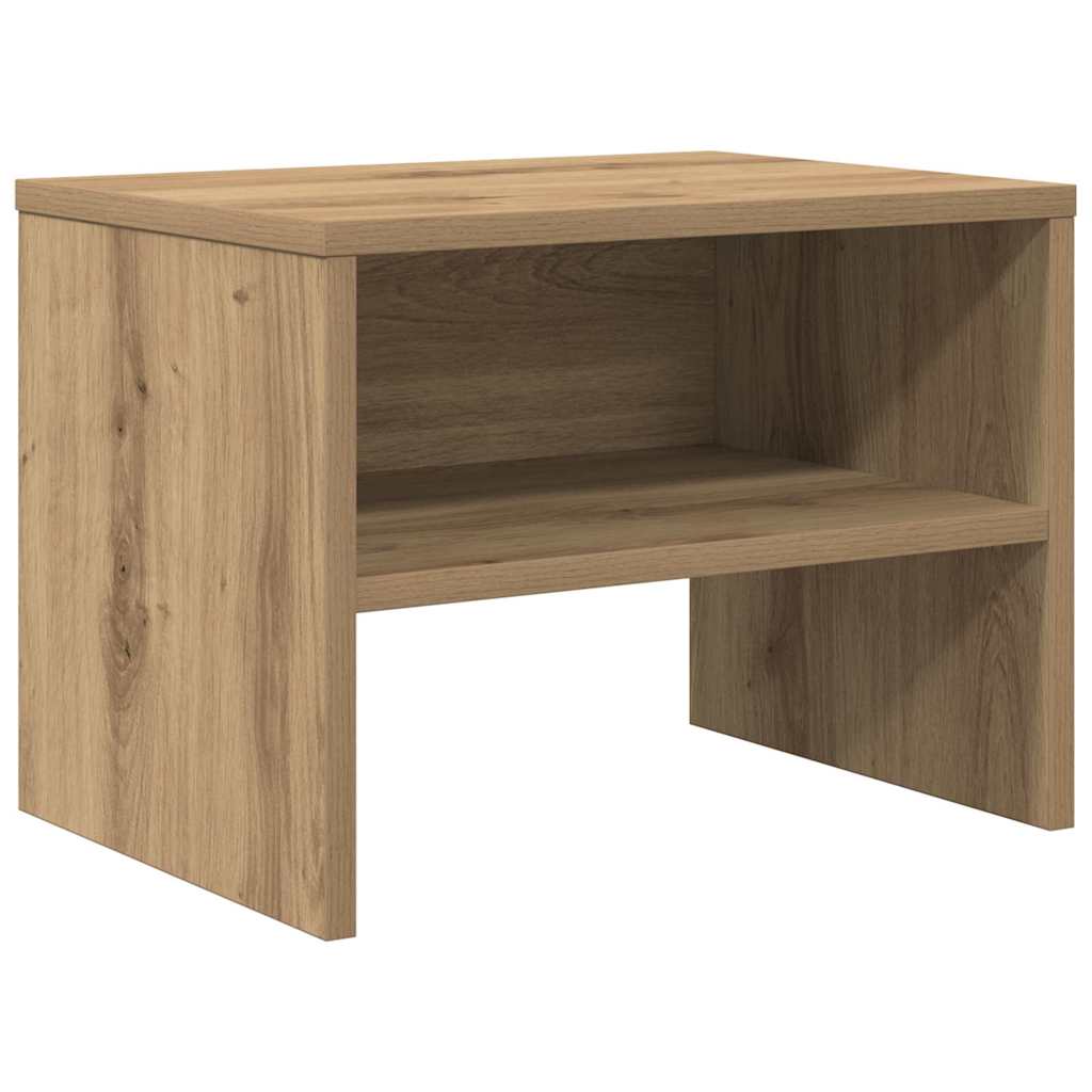 vidaXL Nachttisch Artisan-Eiche 40 x 40 x 30 cm Holzwerkstoff