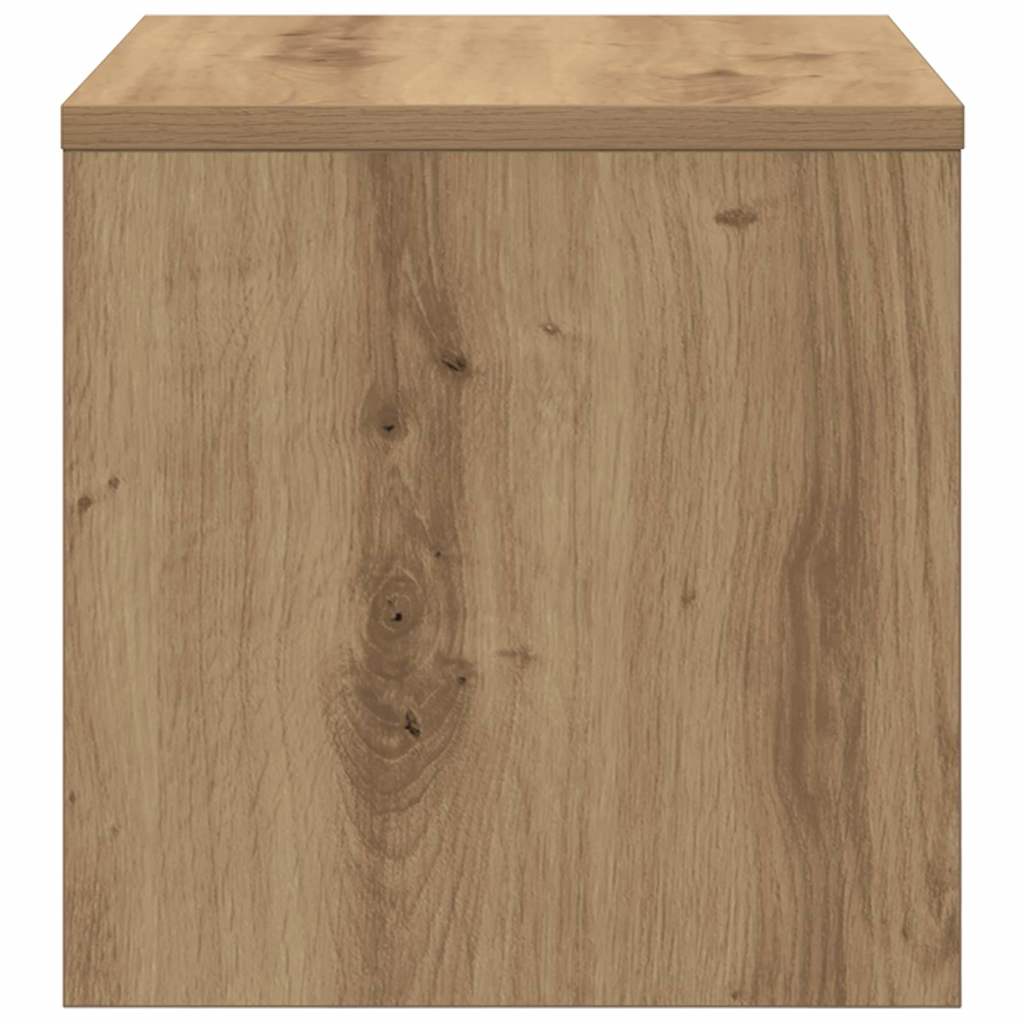 vidaXL Nachttisch Artisan-Eiche 40 x 40 x 30 cm Holzwerkstoff