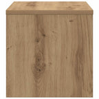 vidaXL Nachttisch Artisan-Eiche 40 x 40 x 30 cm Holzwerkstoff