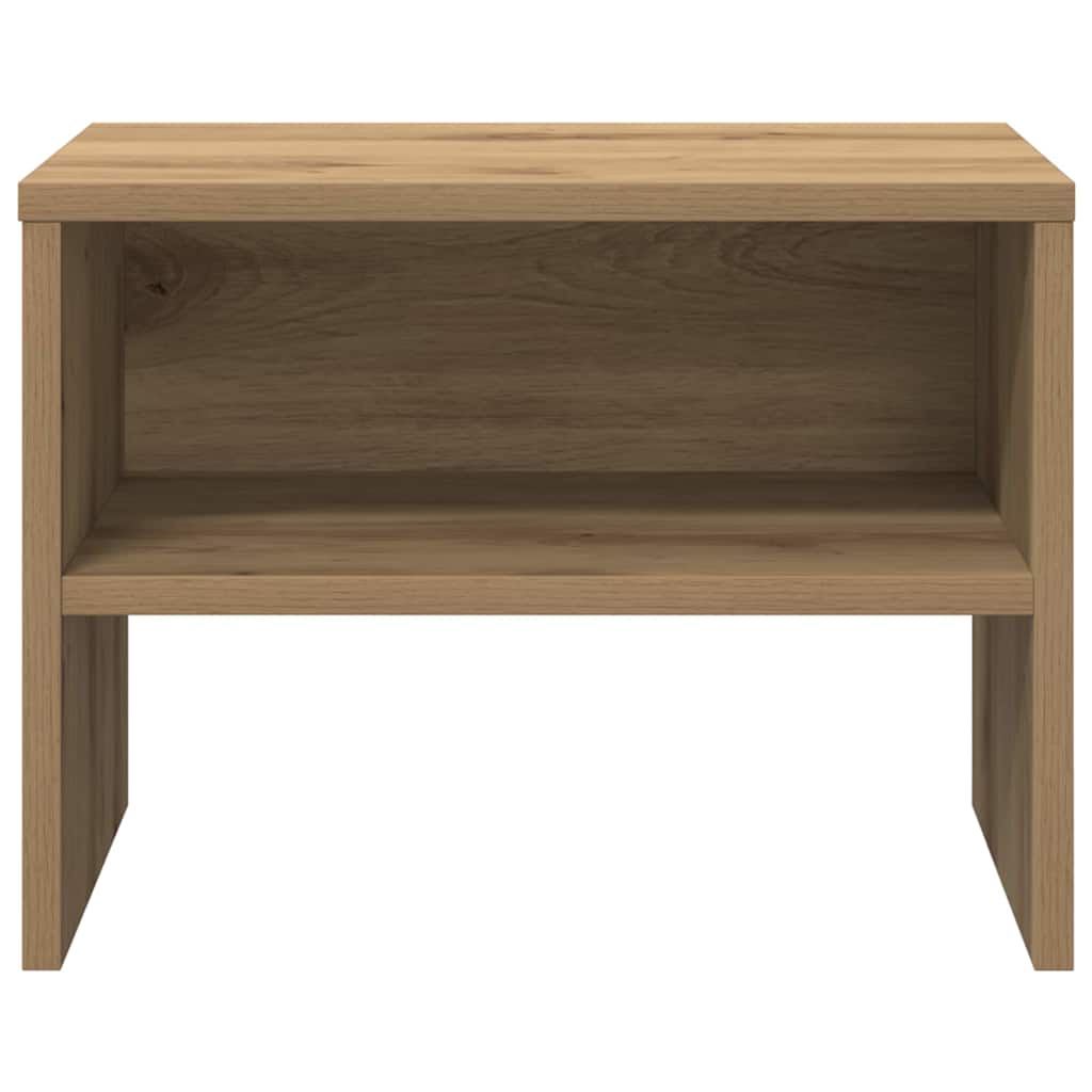 vidaXL Nachttisch 2 pcs Artisan-Eiche 40 x 40 x 30 cm Holzwerkstoff
