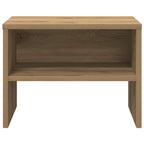 vidaXL Nachttisch 2 pcs Artisan-Eiche 40 x 40 x 30 cm Holzwerkstoff