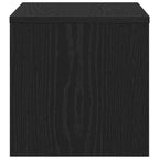 vidaXL Nachttisch Schwarz Eichen-Optik 40 x 40 x 30 cm Holzwerkstoff