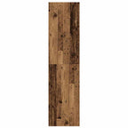 vidaXL Kleiderschrank mit Regal Altholz 50 x 50 x 200 cm Holzwerkstoff