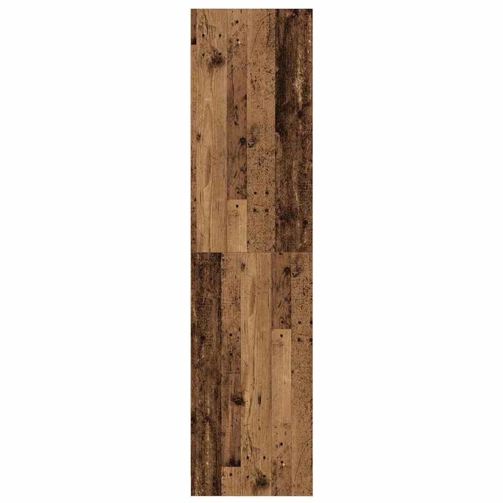 vidaXL Kleiderschrank mit Regal Altholz 50 x 50 x 200 cm Holzwerkstoff