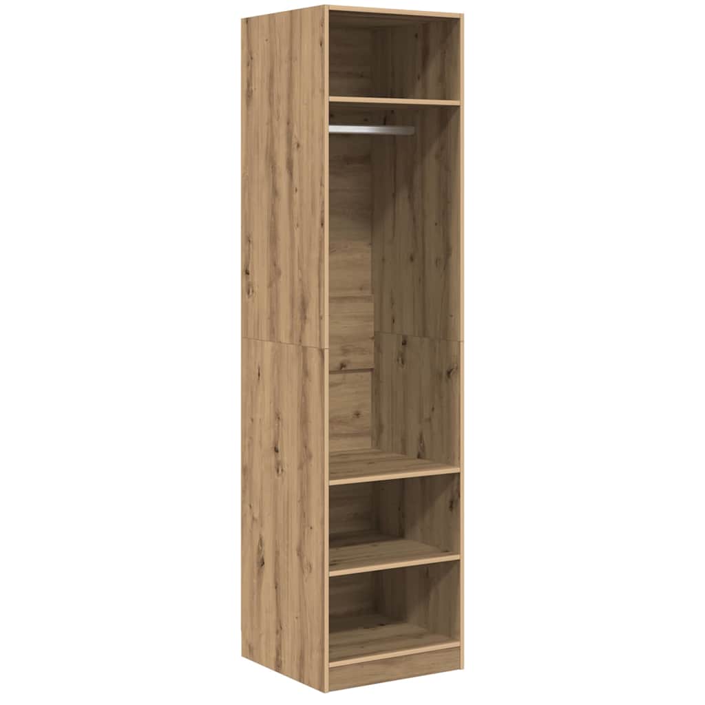 vidaXL Kleiderschrank Artisan-Eiche 50 x 50 x 200 cm Holzwerkstoff