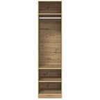 vidaXL Kleiderschrank Artisan-Eiche 50 x 50 x 200 cm Holzwerkstoff
