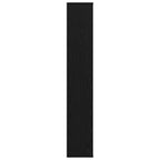 vidaXL Raumteiler Schwarz Eichen-Optik 100 x 24 x 140 cm Holzwerkstoff