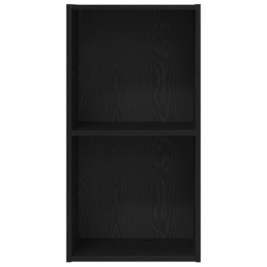 vidaXL Bücherregal Schwarz Eichen-Optik 40 x 30 x 77 cm Holzwerkstoff