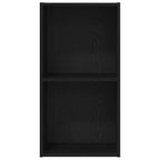 vidaXL Bücherregal Schwarz Eichen-Optik 40 x 30 x 77 cm Holzwerkstoff