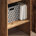 vidaXL Bücherregal Altholz 40 x 35 x 180 cm Holzwerkstoff
