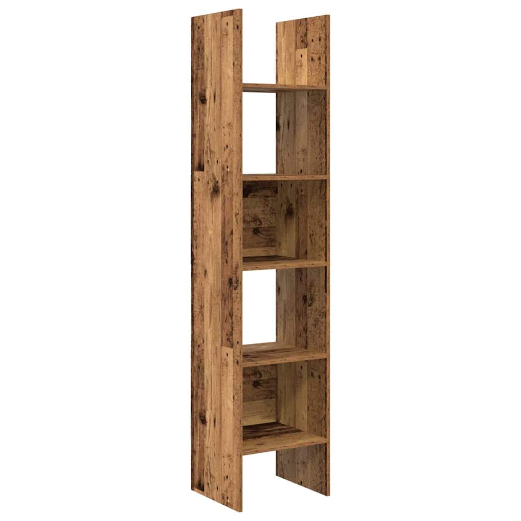 vidaXL Bücherregal Altholz 40 x 35 x 180 cm Holzwerkstoff