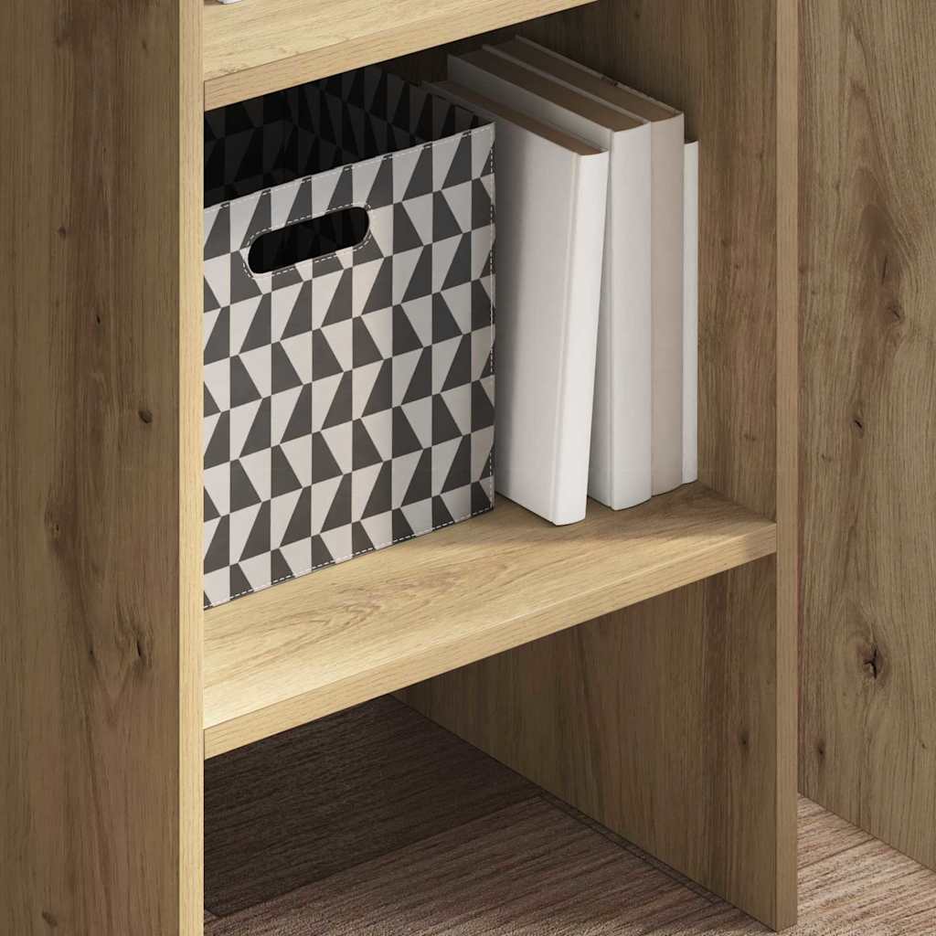 vidaXL Bücherregal Artisan-Eiche 40 x 35 x 180 cm Holzwerkstoff
