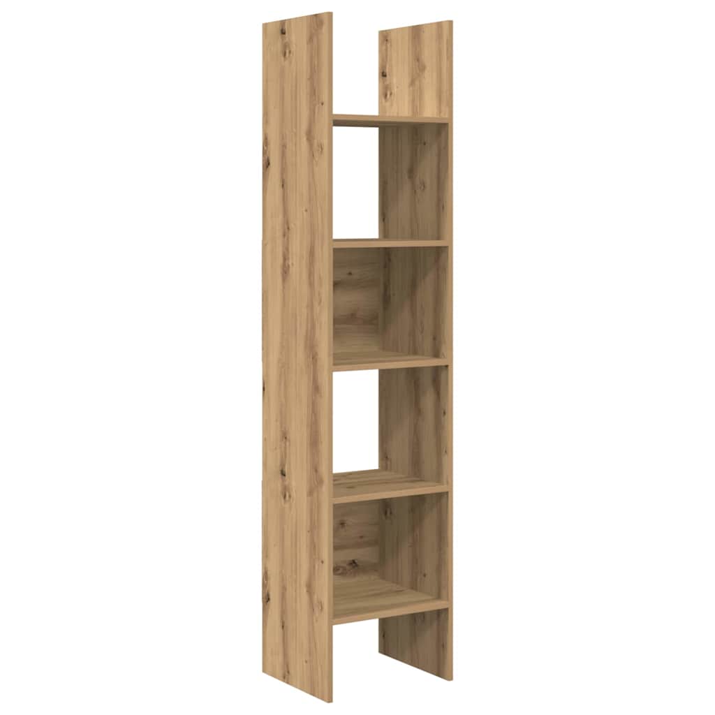 vidaXL Bücherregal Artisan-Eiche 40 x 35 x 180 cm Holzwerkstoff