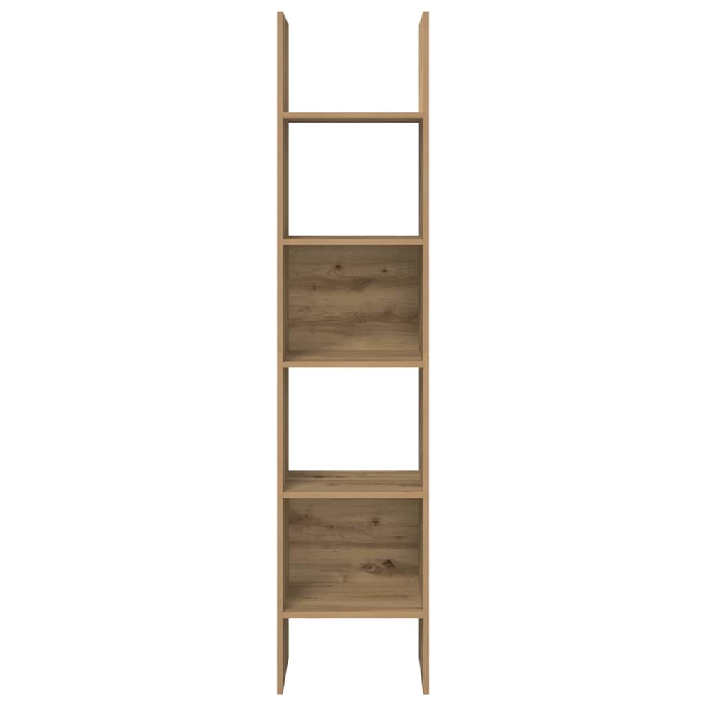 vidaXL Bücherregal Artisan-Eiche 40 x 35 x 180 cm Holzwerkstoff