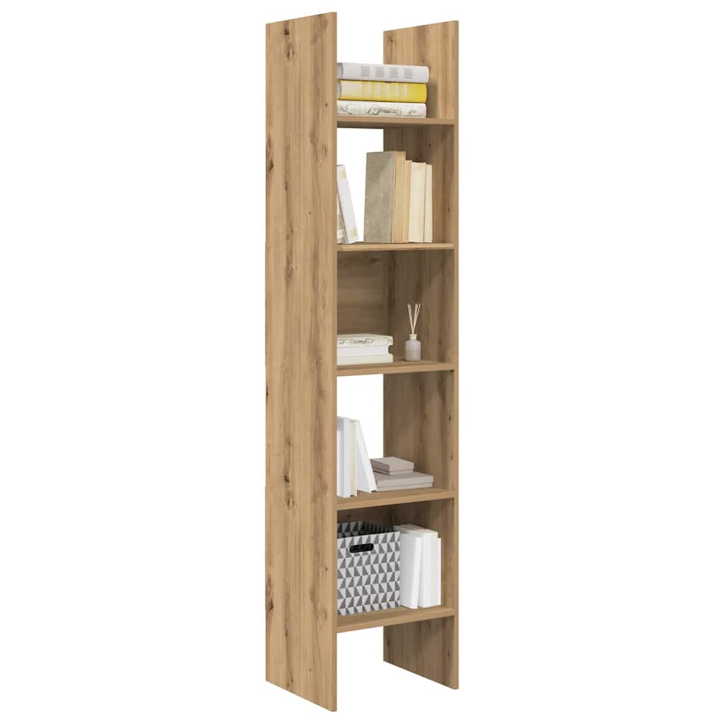 vidaXL Bücherregal Artisan-Eiche 40 x 35 x 180 cm Holzwerkstoff