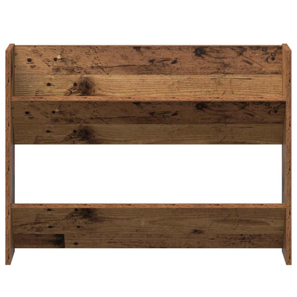 vidaXL Schuhschrank 2 pcs Altholz 80 x 18 x 60 cm Holzwerkstoff