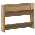 vidaXL Schuhschrank 2 pcs Artisan-Eiche 81 x 18 x 60 cm Holzwerkstoff