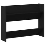 vidaXL Schuhschrank Schwarz Eichen-Optik 82 x 18 x 60 cm Holzwerkstoff