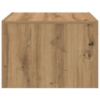 vidaXL Couchtisch Artisan-Eiche 50 x 50 x 35 cm Holzwerkstoff
